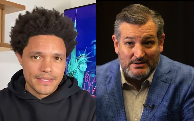 Trevor Noah (Photo: YouTube screenshot) and Ted Cruz (Photo: AP Photo/Sebastian Scheiner) Trevor Noah (Photo: YouTube screenshot) and Ted Cruz (Photo: AP Photo/Sebastian Scheiner)