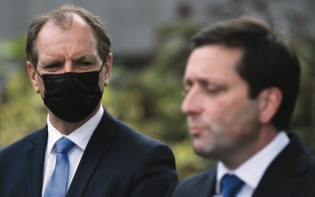 David Southwick (left) with Matthew Guy after toppling Michael O'Brien as Liberal leader last week. Photo: AAP Image/James Ross David Southwick (left) with Matthew Guy after toppling Michael O'Brien as Liberal leader last week. Photo: AAP Image/James Ross