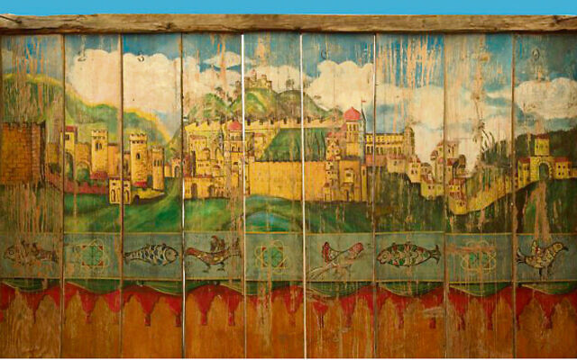 Painted 19th century German succah boards, Israel Museum. Photo: Wikimedia Commons Painted 19th century German succah boards, Israel Museum. Photo: Wikimedia Commons