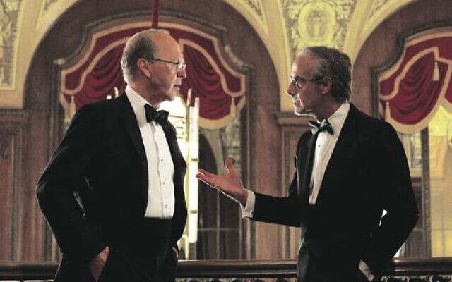 Michael Keaton (left) and Stanley Tucci in Worth. Photo: Netflix Michael Keaton (left) and Stanley Tucci in Worth. Photo: Netflix