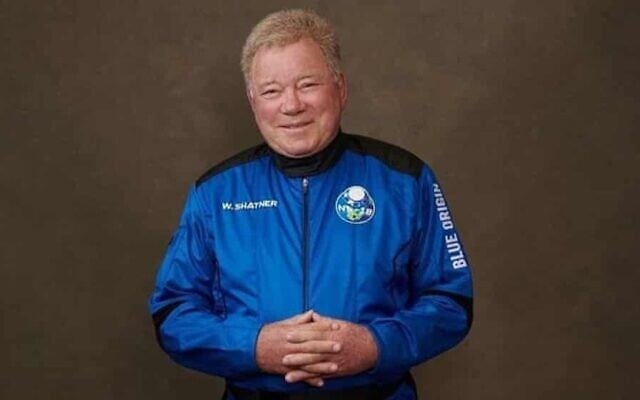 William Shatner, space investigator. Photo: Blue Origin William Shatner, space investigator. Photo: Blue Origin