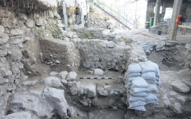 The excavation area of an 8th century BCE layer of destruction in the City of David. Photo: Ortal Kalaf/Israel Antiquities Authority/Times of Israel The excavation area of an 8th century BCE layer of destruction in the City of David. Photo: Ortal Kalaf/Israel Antiquities Authority/Times of Israel