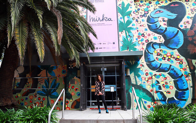 Noè Harsel standing outside the Jewish Museum of Australia. Photo: Peter Haskin Noè Harsel standing outside the Jewish Museum of Australia. Photo: Peter Haskin