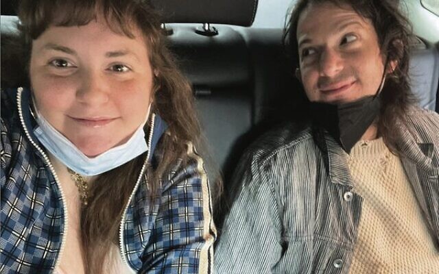 Lena Dunham with Luis Felber. Photo: Instagram Lena Dunham with Luis Felber. Photo: Instagram