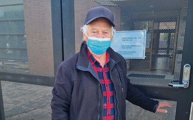 Danny Radocyn, faithful Caulfield shule caretaker for over five decades, welcomed back early minyan worshippers at 7am last Friday. Danny Radocyn, faithful Caulfield shule caretaker for over five decades, welcomed back early minyan worshippers at 7am last Friday.