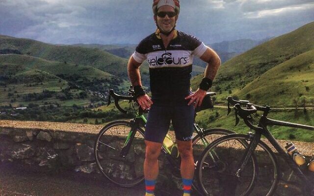 MND fighter and cyclist Warren Galgut at the Col de Peyresourde in the Pyrenees on a group ride around the route of the 2016 Tour de France. MND fighter and cyclist Warren Galgut at the Col de Peyresourde in the Pyrenees on a group ride around the route of the 2016 Tour de France.