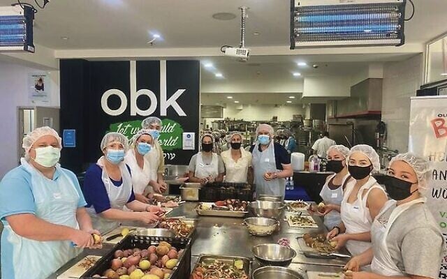 Volunteers at Our Big Kitchen. Photo: Facebook Volunteers at Our Big Kitchen. Photo: Facebook