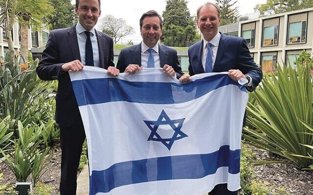 Opposition leader Matthew Guy (centre) with deputy Liberal leader David Southwick (right) and new Victorian shadow attorney general Matt Bach. Opposition leader Matthew Guy (centre) with deputy Liberal leader David Southwick (right) and new Victorian shadow attorney general Matt Bach.