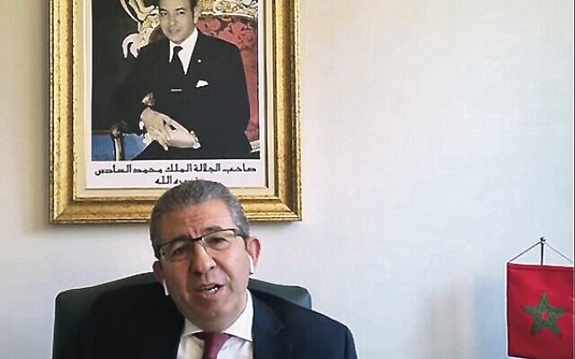 Morocco's Ambassador to Australia Karim Medrek. Photo: Screenshot Morocco's Ambassador to Australia Karim Medrek. Photo: Screenshot