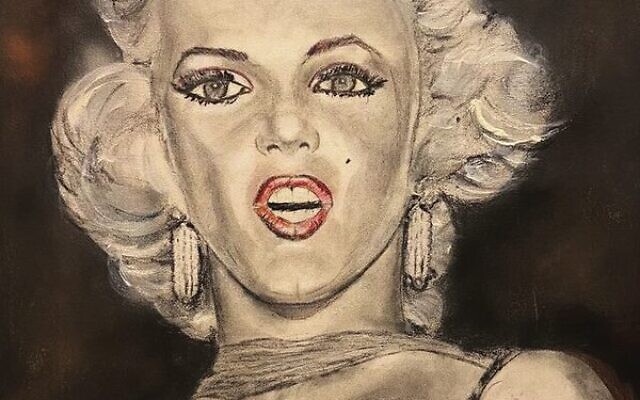 Michelle Marks' portrait of Marilyn Monroe. Michelle Marks' portrait of Marilyn Monroe.