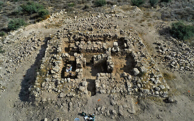 Hellenistic fortified structure unearthed in the Lachish Forest. Photo: Times of Israel Hellenistic fortified structure unearthed in the Lachish Forest. Photo: Times of Israel