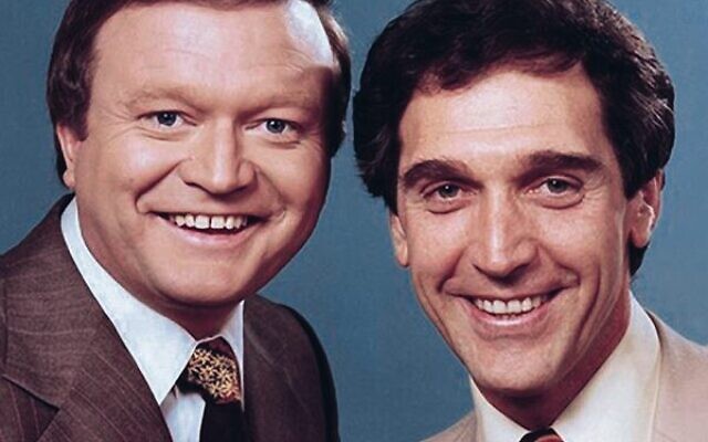 Bert Newton (left) with Don Lane. Bert Newton (left) with Don Lane.
