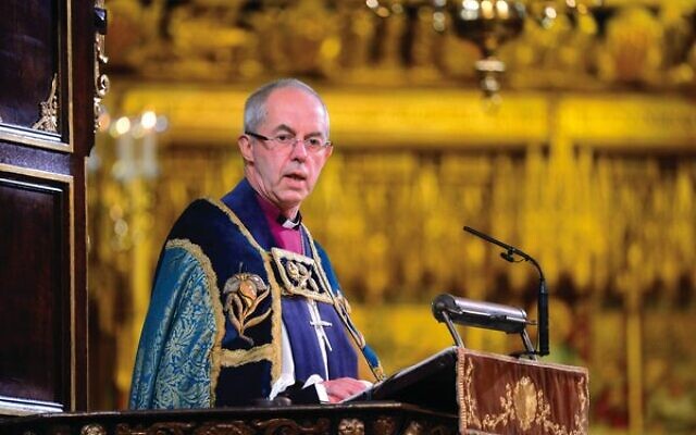 Archbishop of Canterbury Justin Welby.
Photo: Paul Grover/Pool photo via AP Archbishop of Canterbury Justin Welby.
Photo: Paul Grover/Pool photo via AP