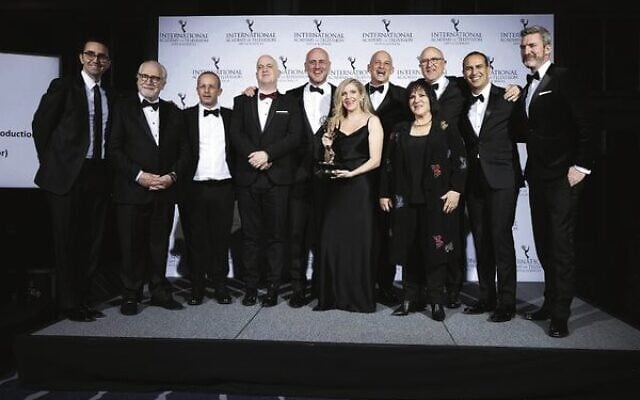 Tehran cast and crew at the International Emmy Awards.
Photo: Arturo Holmes/Getty Images/AFP Tehran cast and crew at the International Emmy Awards.
Photo: Arturo Holmes/Getty Images/AFP