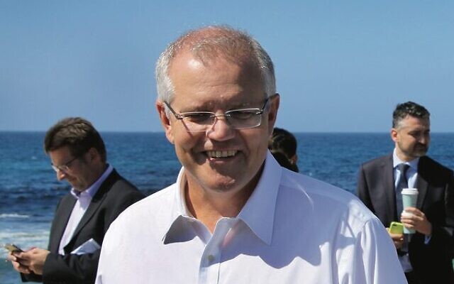 After three years as PM, ScoMo still has a sense of humour. Photo: Gareth Narunsky After three years as PM, ScoMo still has a sense of humour. Photo: Gareth Narunsky