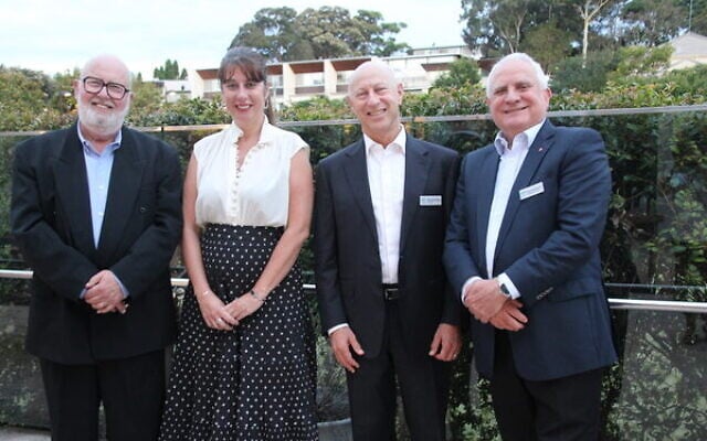 From left: Harry Aizenberg, Trudy Gilbert, Richard Glass and Daniel Goulburn. From left: Harry Aizenberg, Trudy Gilbert, Richard Glass and Daniel Goulburn.