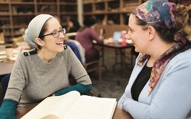 A chavruta at Yeshivat Maharat. A chavruta at Yeshivat Maharat.