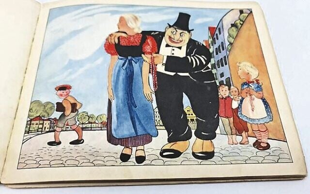 A page from the children's book being auctioned in Queensland.
Photo: Danielle Elizabeth Auctions A page from the children's book being auctioned in Queensland.
Photo: Danielle Elizabeth Auctions