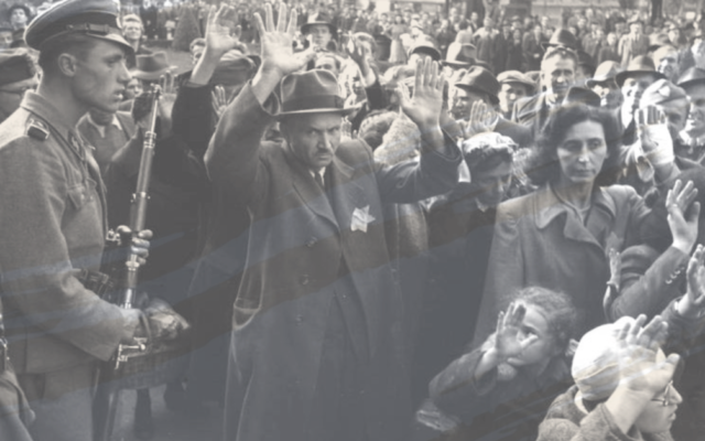 Jews rounded up in Budapest, Hungary, in October 1944. Photo: Faupel/Wikipediacommons.com Jews rounded up in Budapest, Hungary, in October 1944. Photo: Faupel/Wikipediacommons.com