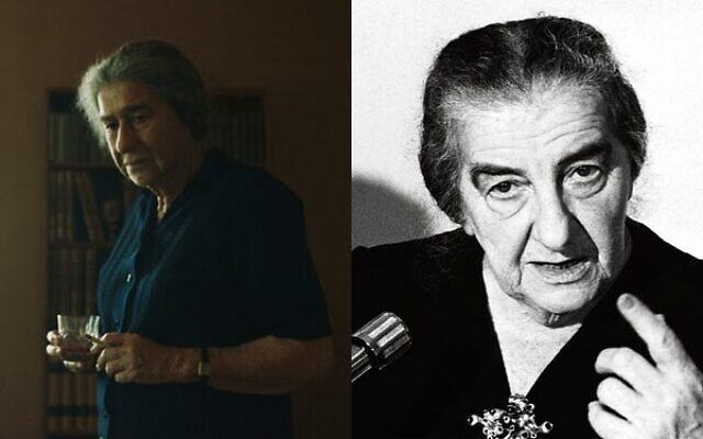 Helen Mirren as Golda Meir (left) and the Golda Meir (right). Photo: Jasper Wolf; AP Photo/Giuseppe Anastasi) Helen Mirren as Golda Meir (left) and the Golda Meir (right). Photo: Jasper Wolf; AP Photo/Giuseppe Anastasi)
