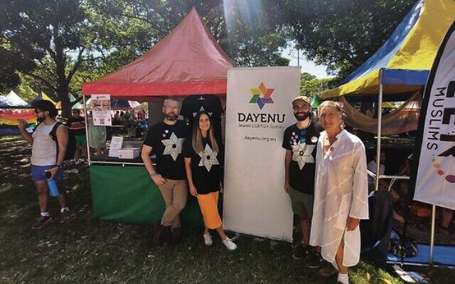 Pictured at the stall (from left) are Luc Davaine, Jayd Tucker, Jonathan David and Kim Gotlieb. Pictured at the stall (from left) are Luc Davaine, Jayd Tucker, Jonathan David and Kim Gotlieb.