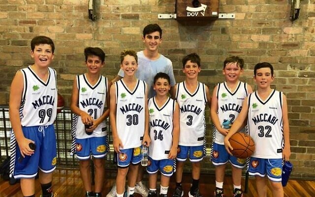 The Maccabi Lakers U12 boys' team. The Maccabi Lakers U12 boys' team.