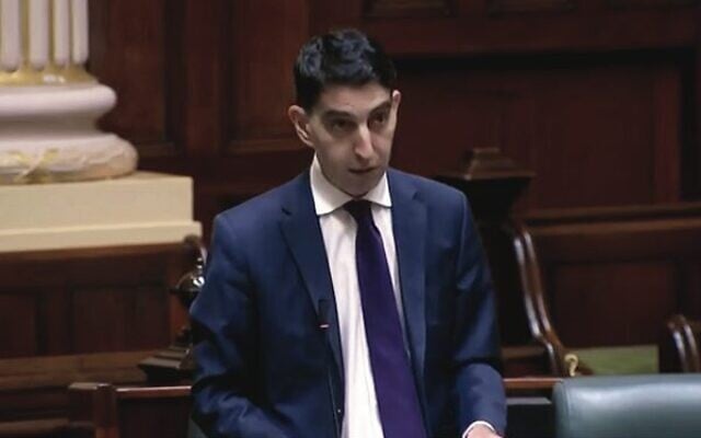 Paul Hamer speaking in State Parliament last Monday.
Photo: Screengrab Paul Hamer speaking in State Parliament last Monday.
Photo: Screengrab