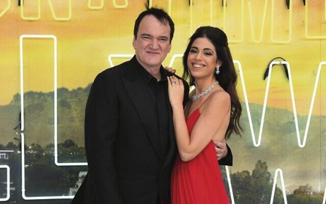 Quentin Tarantino and Daniella Pick in 2019
Photo: Karwai Tang/WireImage/Getty Images, via JTA. Quentin Tarantino and Daniella Pick in 2019
Photo: Karwai Tang/WireImage/Getty Images, via JTA.