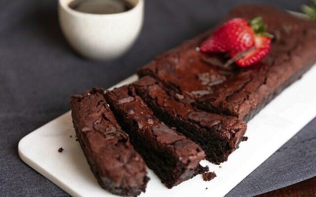 Chocolate brownie log Chocolate brownie log