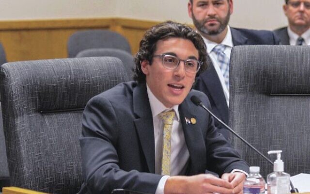 Noah Kleinlehrer testifies before the House Committee. Noah Kleinlehrer testifies before the House Committee.