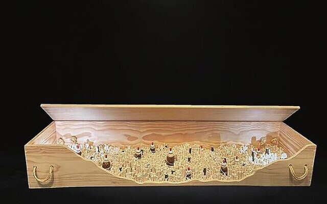 Grace's artwork Coffin. Grace's artwork Coffin.