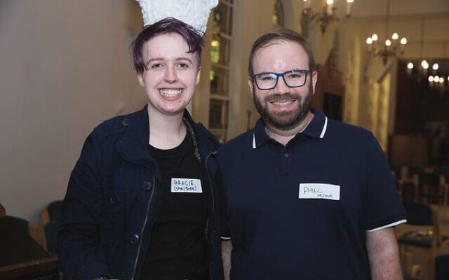 Gracie Abadee (left), Phill Brown.