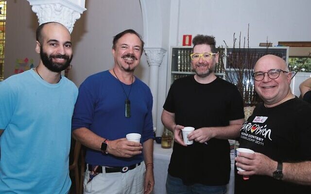 From left: Jonathan David, Sean Fliegner, Dean Lesser, Zak Douek.