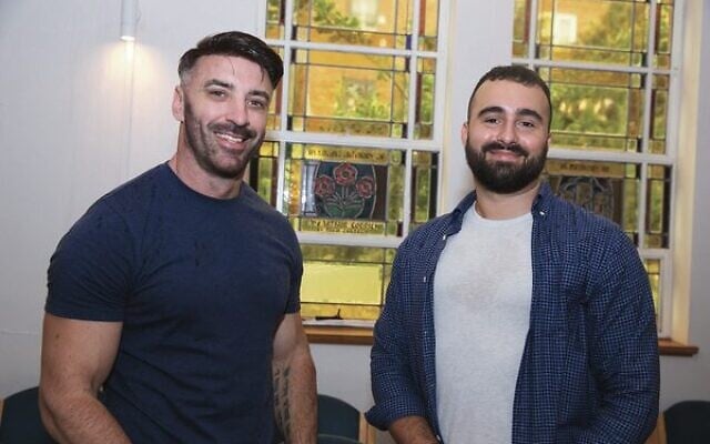 Mark Avraham (left), Luca Marongiu.