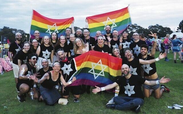 Dayenu's Mardi Gras contingent. Photo: Toby Evans Dayenu's Mardi Gras contingent. Photo: Toby Evans
