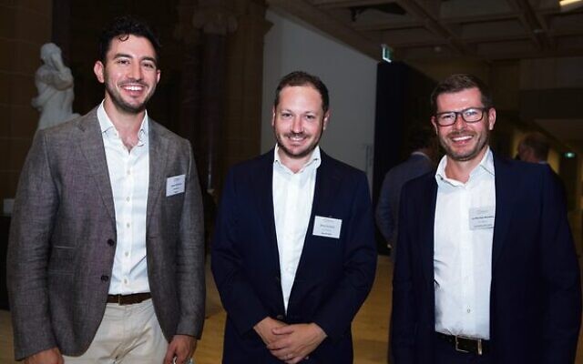 From left: Simon Weinstock, Simon Grunstein, Luc Marshall-Weinberg. From left: Simon Weinstock, Simon Grunstein, Luc Marshall-Weinberg.