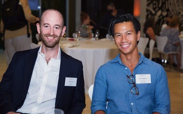Adam Fisch (left), Thomas Nguyen. Adam Fisch (left), Thomas Nguyen.