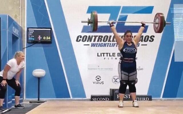 Leora Yates competing at the 2022 Controlled Chaos Classis weightlifting tournament in Melbourne. Leora Yates competing at the 2022 Controlled Chaos Classis weightlifting tournament in Melbourne.