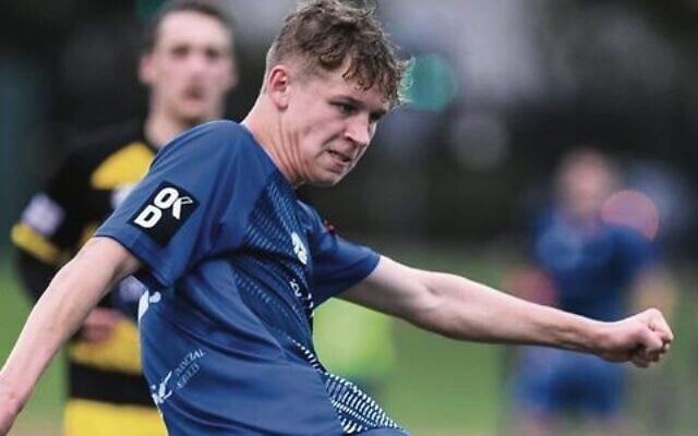 Zac Sapsford, playing for Hakoah FC last year. He is now playing for Sydney FC's NPL1 side. Zac Sapsford, playing for Hakoah FC last year. He is now playing for Sydney FC's NPL1 side.
