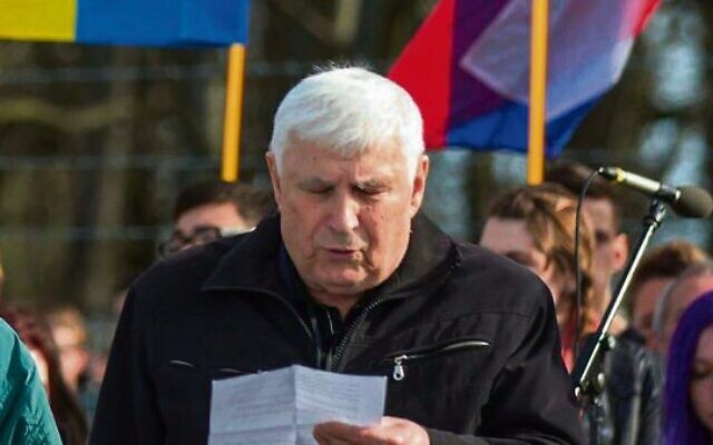 Boris Romantschenko in 2015.
Photo: Buchenwald and Mittelbau-Dora Memorials Foundation Boris Romantschenko in 2015.
Photo: Buchenwald and Mittelbau-Dora Memorials Foundation