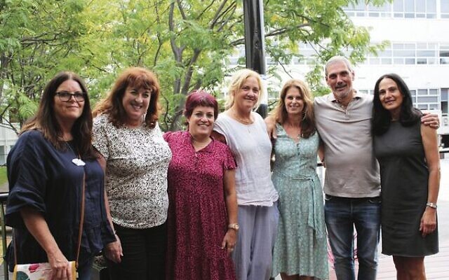 From left: Danielle Kiriati, Lynette Kramer Halprin, Susan Groch, Lindy Tamir, Leora Jacks, Boaz Stark, Debra Kiven. From left: Danielle Kiriati, Lynette Kramer Halprin, Susan Groch, Lindy Tamir, Leora Jacks, Boaz Stark, Debra Kiven.