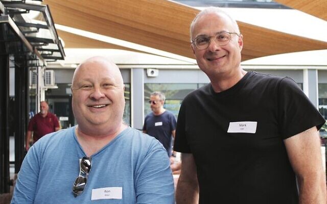 Ron Wail (left), Mark Joel. Ron Wail (left), Mark Joel.
