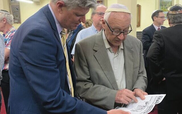 Holocaust survivor George Stein, 95, passed away this week. Holocaust survivor George Stein, 95, passed away this week.