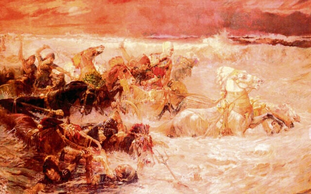 Detail of Pharah's army engulfed by the Rea Sea, by Federick Arthur Bridgman (1900). Photo: Wikipedia.com Detail of Pharah's army engulfed by the Rea Sea, by Federick Arthur Bridgman (1900). Photo: Wikipedia.com
