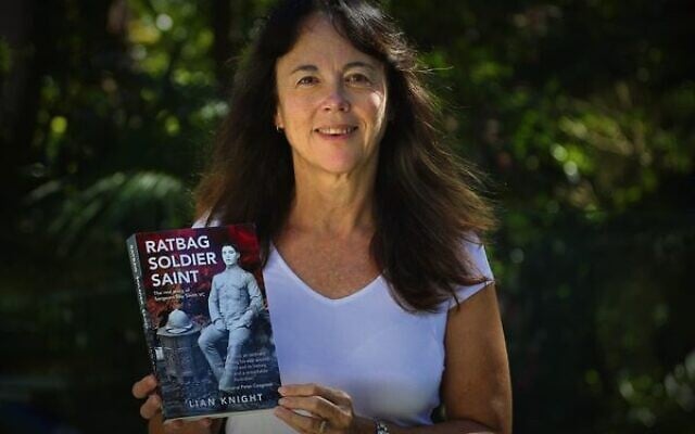 Lian Knight with the book she wrote about her grandfather, Issy Smith. Lian Knight with the book she wrote about her grandfather, Issy Smith.