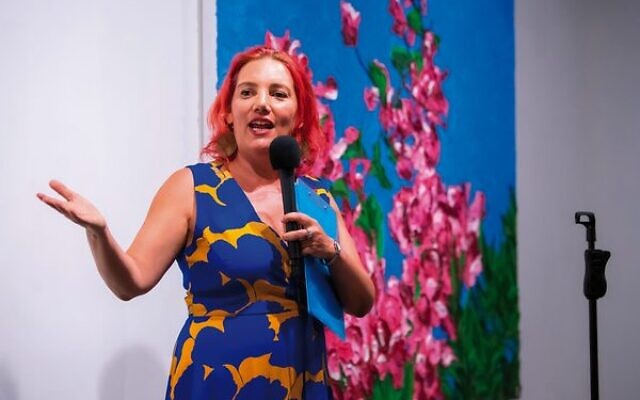 Monica Rosenfeld at Stories that Stir – Love. Photo: Melinda Hird Monica Rosenfeld at Stories that Stir – Love. Photo: Melinda Hird