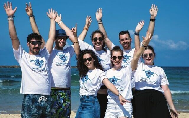 Past participants of Taglit-Birthright in Israel. Past participants of Taglit-Birthright in Israel.