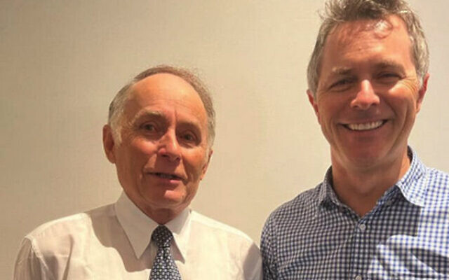Labor candidate for Bradfield, David Brigden (left) Labor candidate for Bradfield, David Brigden (left)