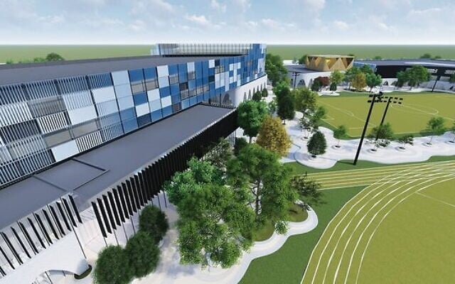 A rendering of the new Centre for Jewish Life. A rendering of the new Centre for Jewish Life.