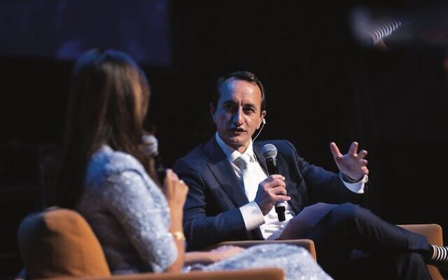 Dave Sharma interviews Nikki Haley. Photo: Facebook Dave Sharma interviews Nikki Haley. Photo: Facebook
